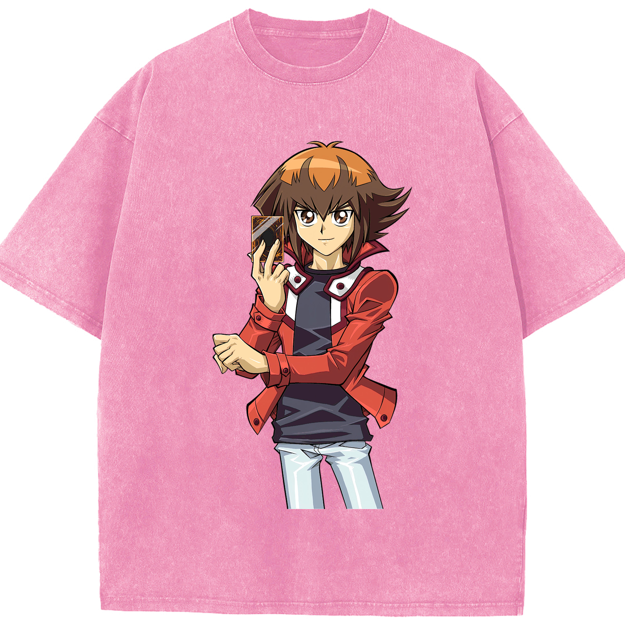 （画像用） 遊☆戯☆王 Yu-Gi-Oh! 綿100% ヴィンテージ風 半袖Tシャツ（フロントプリント）